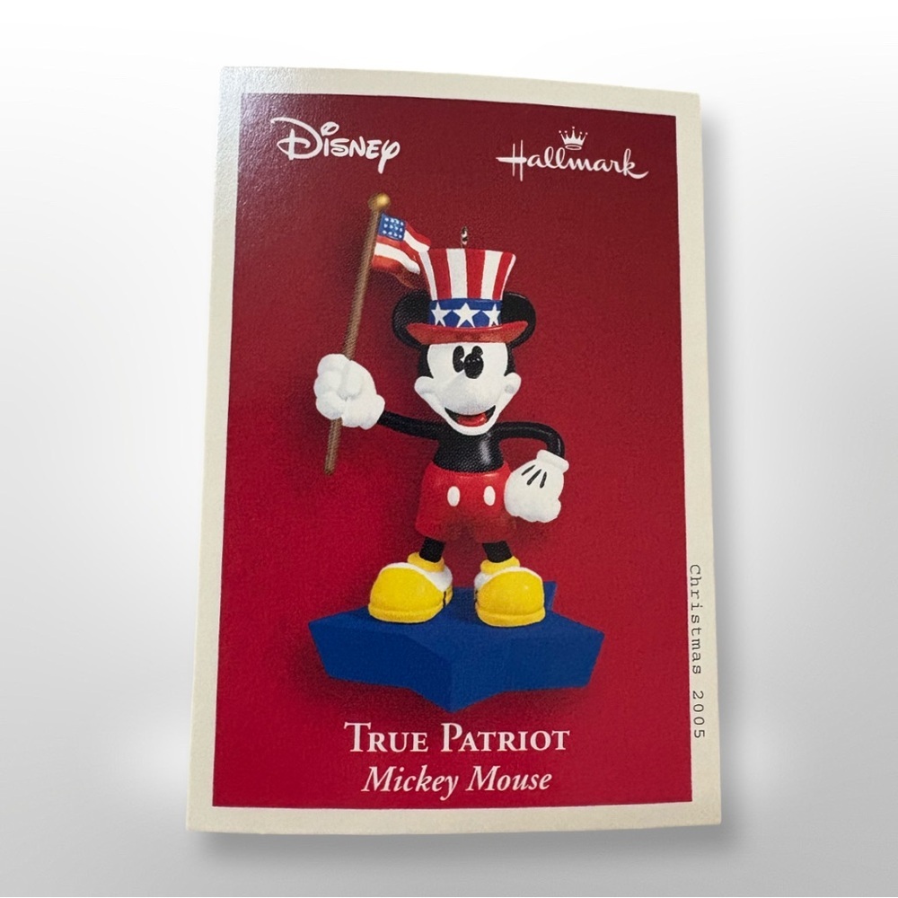 Mickey Mouse Ornament True Patriot Hallmark Keepsake Christmas red white blue - Picture 6 of 6